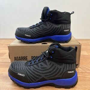 Ferrato Men's 7.5 Type II+III Dielectric Safety Shoes Polycarbonate Toe Cap NEW